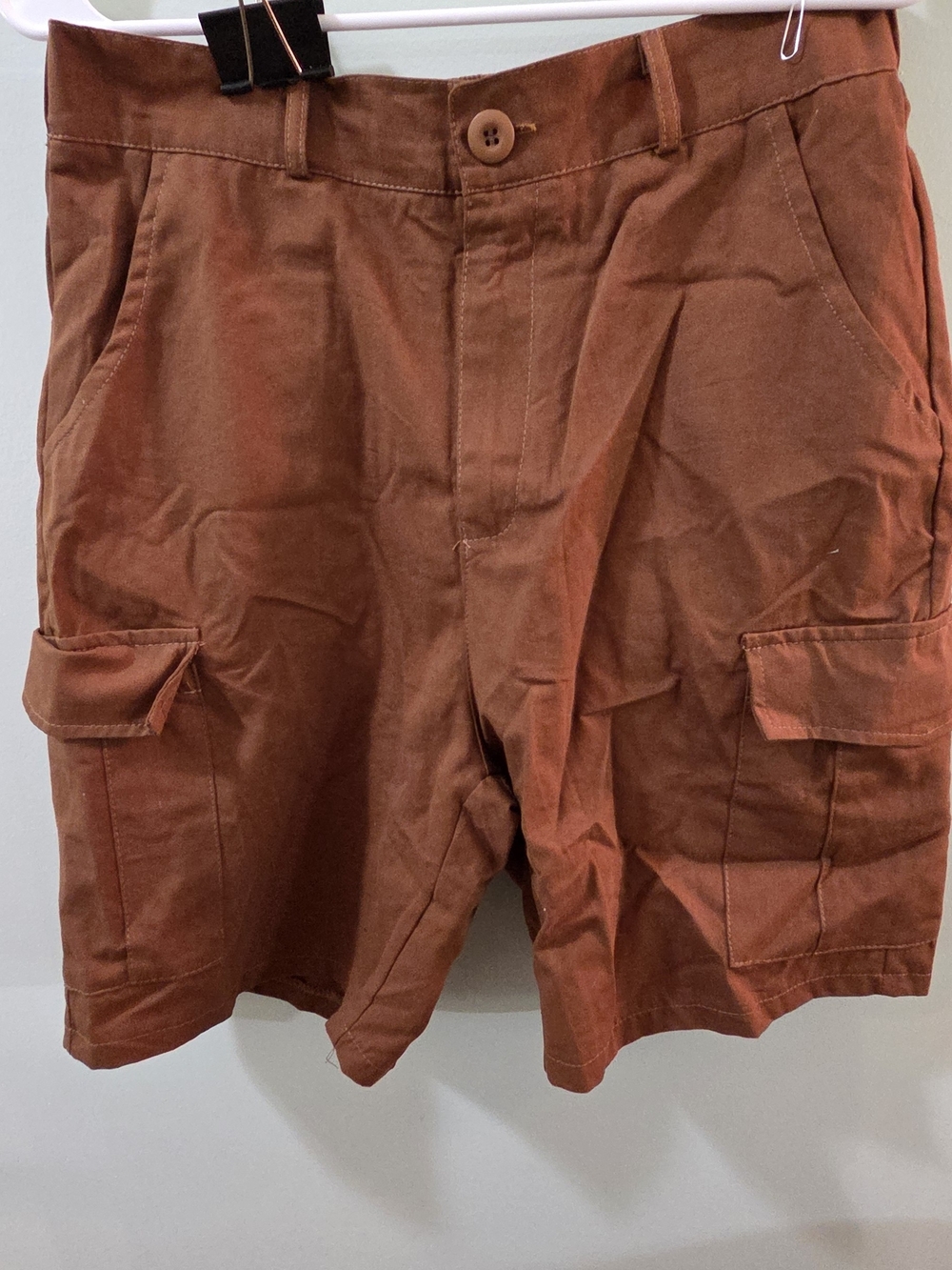 Men's Cargo Shorts — Brown Utility Style